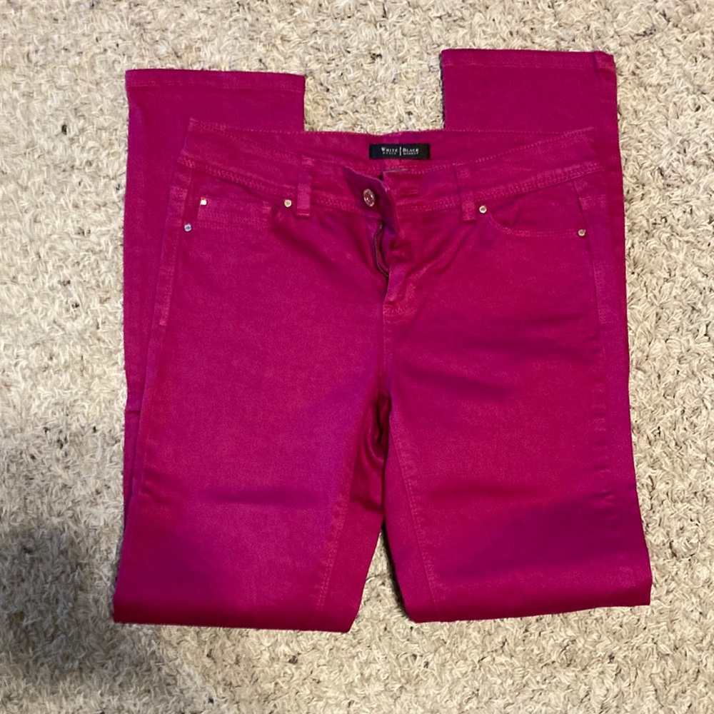 White House Black Market slim ankle jeans.